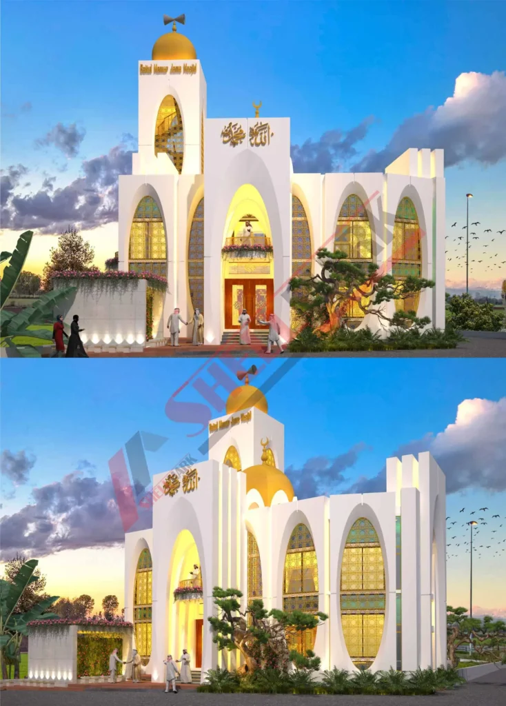 Modern Masjid Complex Design in Bangladesh