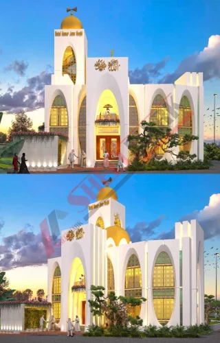 Modern Masjid Complex Design in Bangladesh