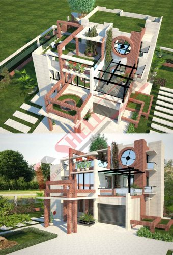 Low Cost Duplex House Design in Bangladesh